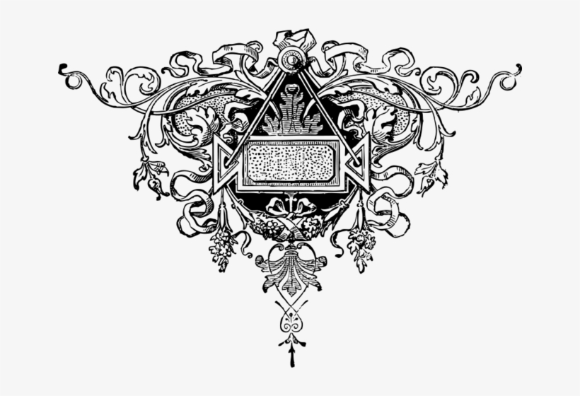 Fancy Flourish Black White Line Art 555px - Invisible Girl By Mary Shelley, transparent png #977462