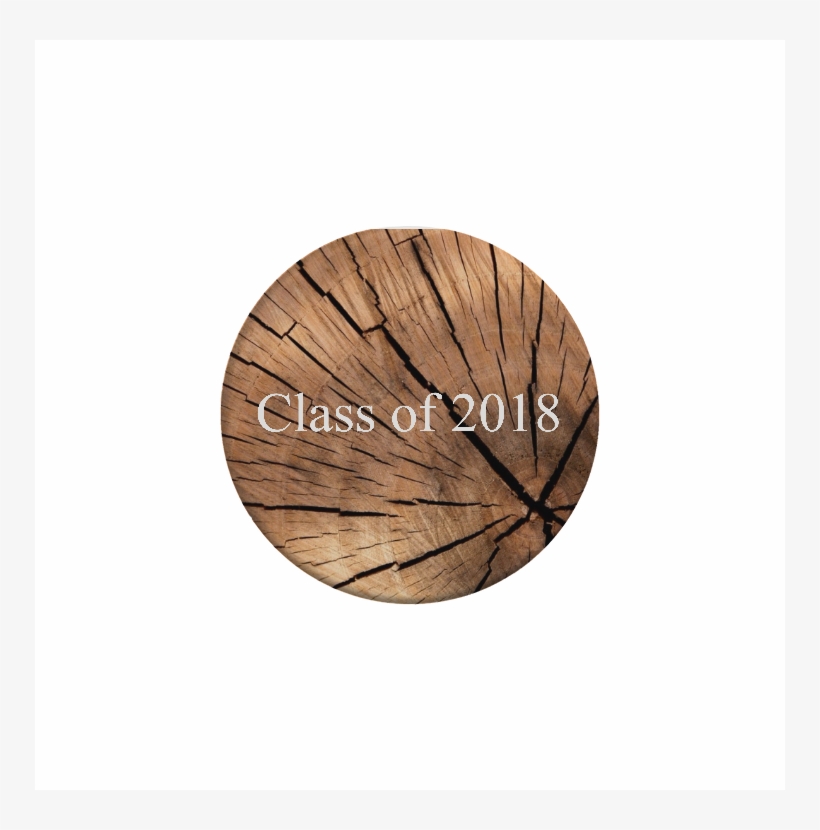 Wood Grain Class Of 2018 - Wooden Stump Texture Mouse Pad, transparent png #977807