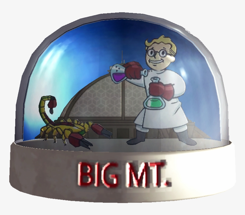 Snow Globe Big Mt - Fallout Snow Globe, transparent png #977879