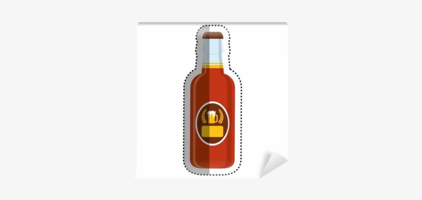 Bottle Of Beer Icon Vector Illustration Graphic Design - Beer Bottle, transparent png #977884