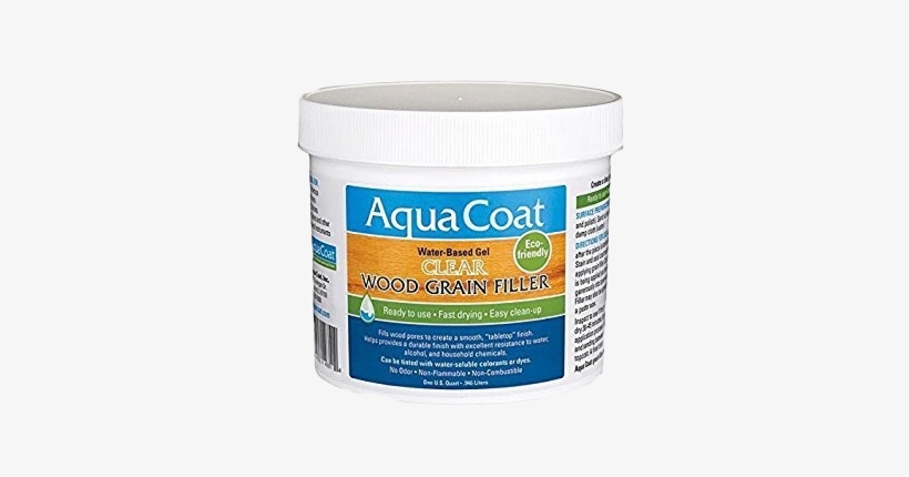 Aqua Coat Wood Grain Filler - Aqua Coat Clear Wood Grain Filler Qt, transparent png #977959