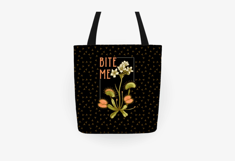 Bite Me Venus Flytrap Tote - Venus Flytrap, transparent png #977963