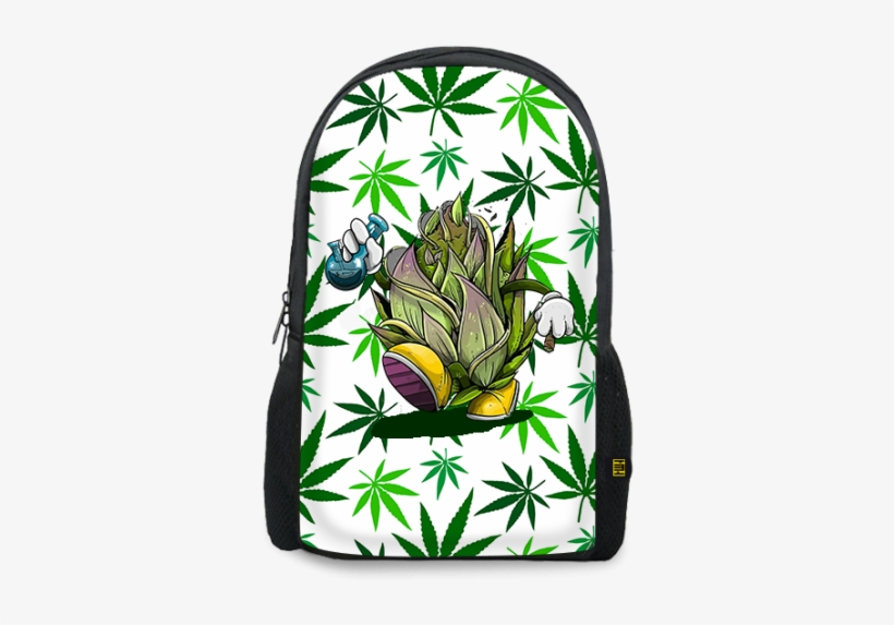 Weed Printed Backpack - Garment Bag, transparent png #978501