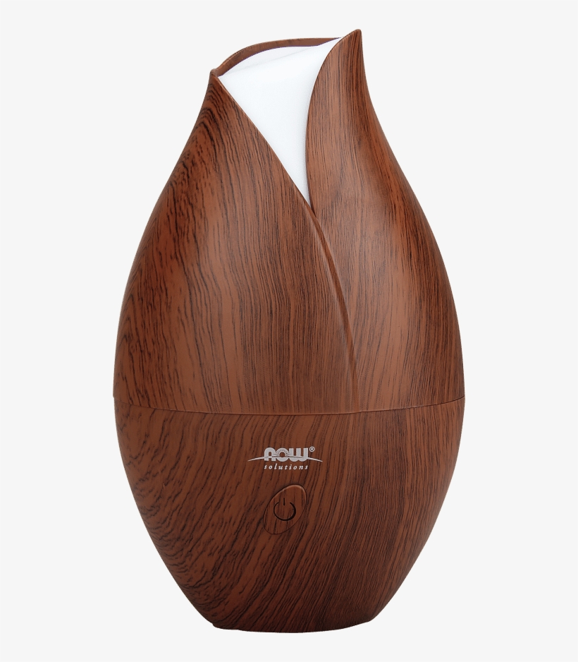 Ultrasonic Faux Wood Grain Diffuser - Now Foods - Faux Wooden Ultrasonic Oil Diffuser, transparent png #978617