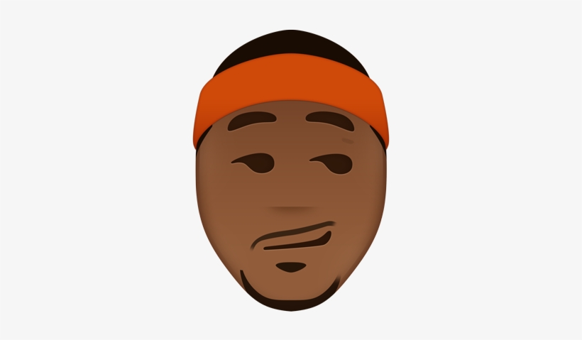 Danny Devito Face Png Vector Library Stock - Carmelo Anthony Emoji, transparent png #978737