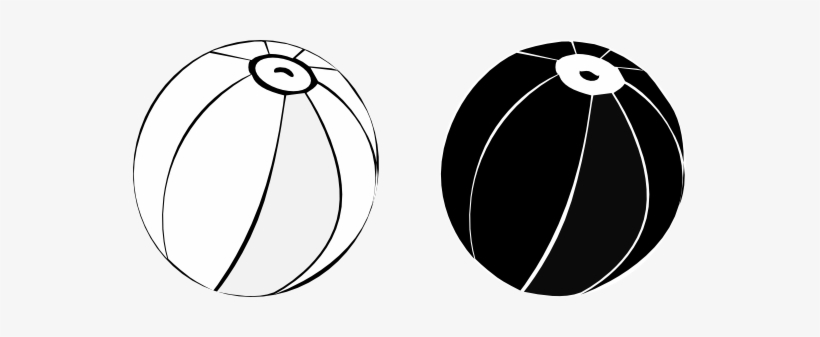 Pelota Playa Forma - Balon De Playa Dibujo, transparent png #979008