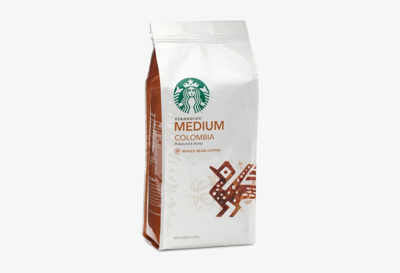 Starbucks Coffee Colombia Coffee Beans 250g - Starbucks New Logo 2011, transparent png #979100