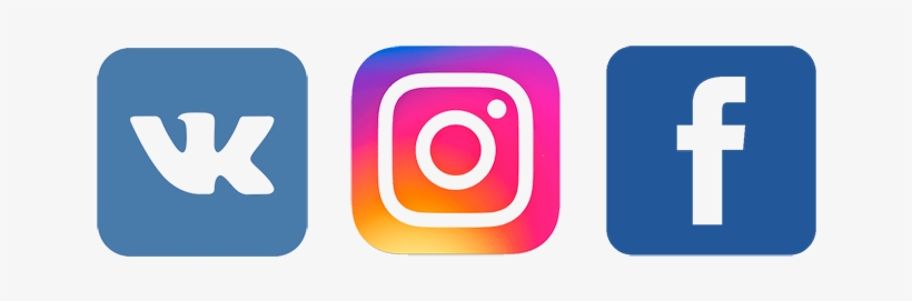Facebook Twitter Instagram Logo Png - Иконки Соц Сетей Инстаграм, transparent png #979131