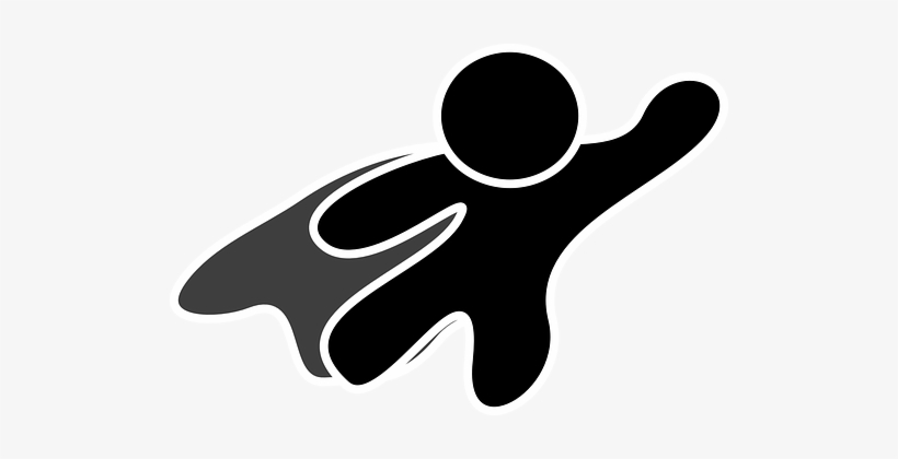 Superhero Super Hero Hero Figure Fly Super - Protagonist Clipart, transparent png #979409