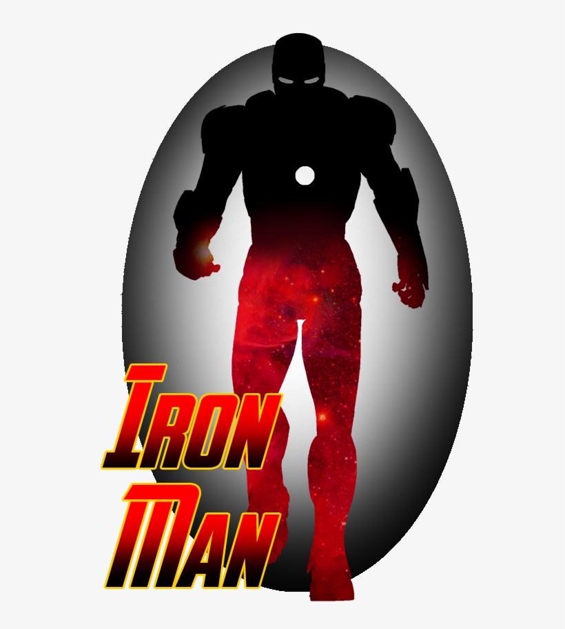 Iron Man Silhouette By Missmovielover - Digital Art, transparent png #979647