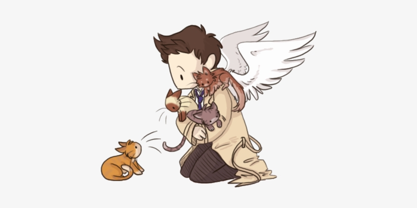Image - Castiel Supernatural Fan Art, transparent png #979916