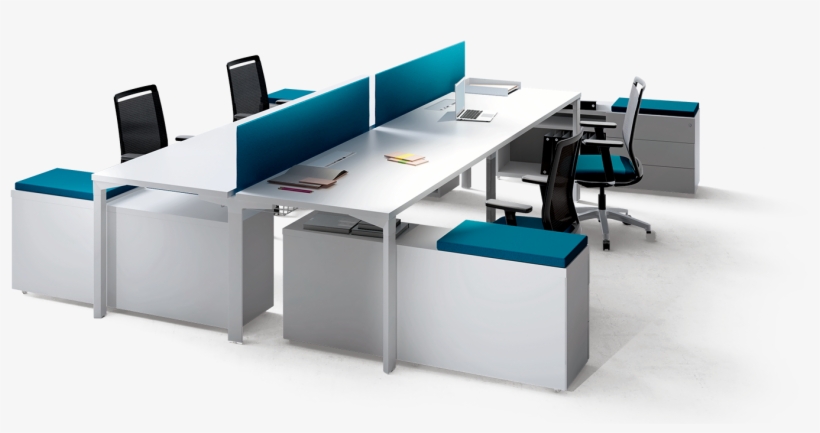 Description - Bureau Bench Verre, transparent png #9700076