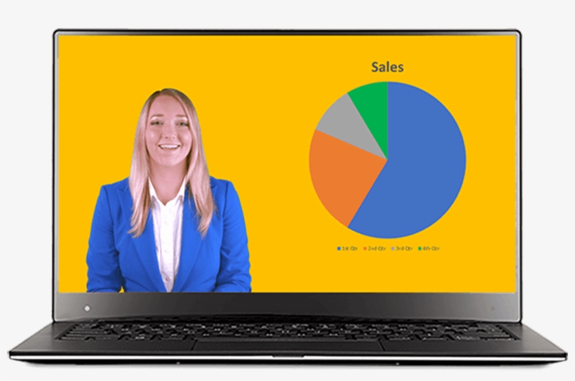 Personify's Dynamic Green Screen Technology Uses Deep - Netbook, transparent png #9700241