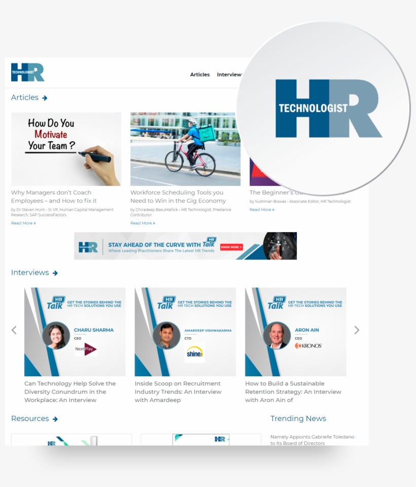 Hrtechnologist - Com - Web Page, transparent png #9701462