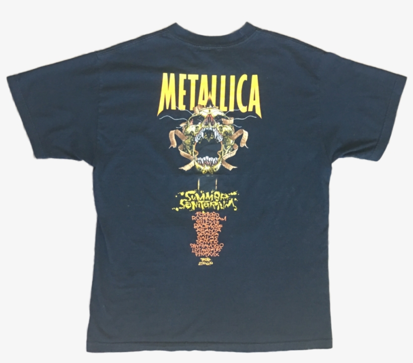 2000 Metallica 'summer Sanitarium' Tour T-shirt By - Metallica, transparent png #9701630