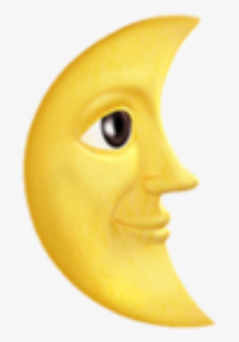 Moon Emoji Text, transparent png #9701688