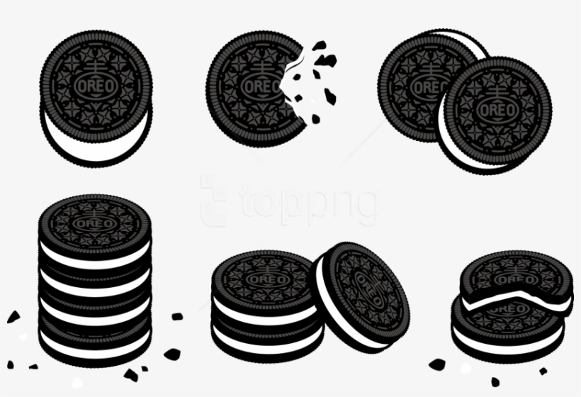Free Png Download Oreo Png Images Background Png Images - Oreo Biscuit Vector Png, transparent png #9702429