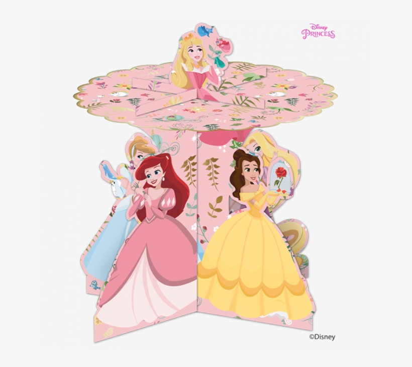 Disney Princess Collection Cupcake Stand - Principesse Disney Allestimento Festa, transparent png #9702476