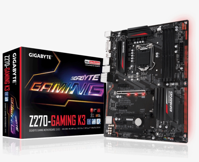 Gigabyte Z270-gaming K3 Motherboard - Gigabyte Z270x Ultra Gaming, transparent png #9702709
