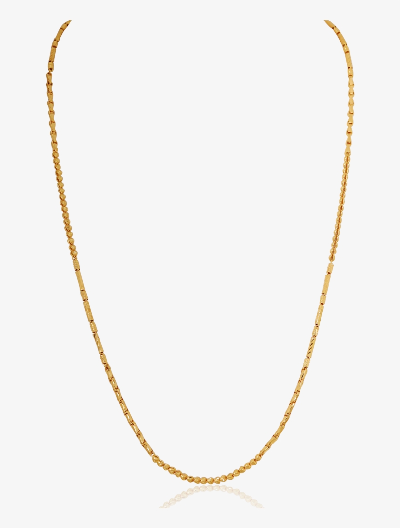 Golden Radiant Heart Chain - Necklace, transparent png #9703192