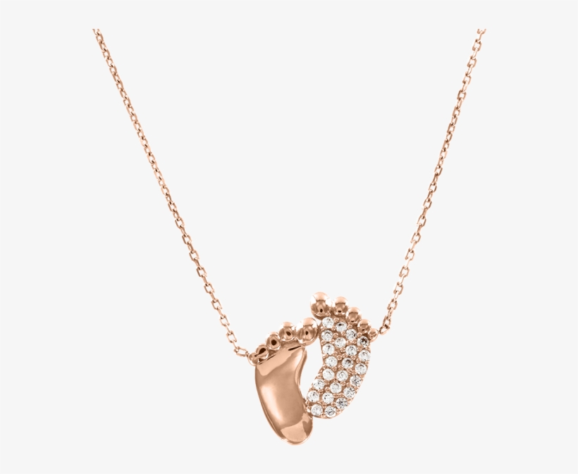 Chain With Pendant In Red Gold Of 585 Assay Value With - Pendant, transparent png #9703614