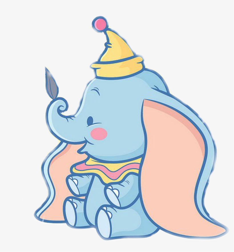 #kawaii #dumbo #disney, transparent png #9703656