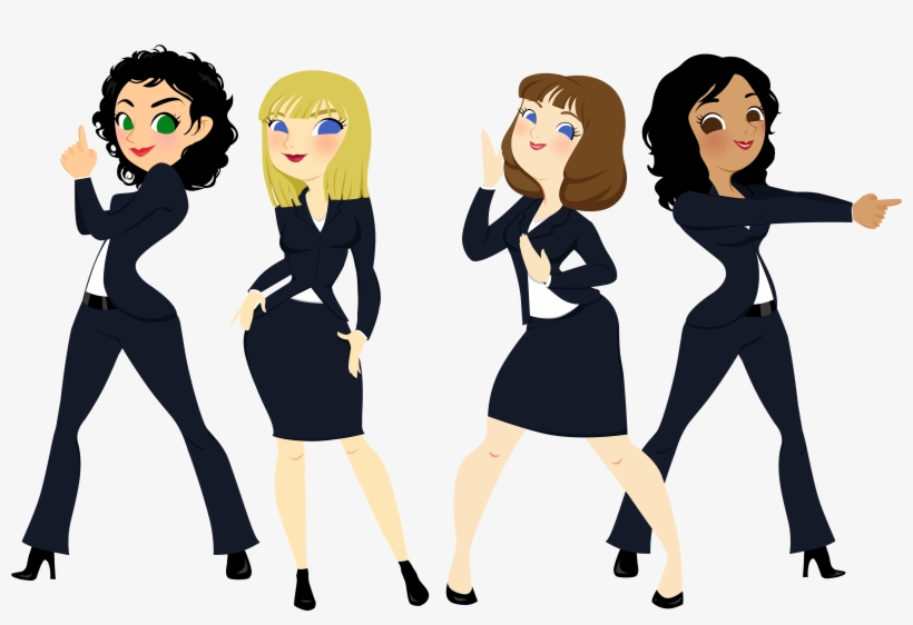 And Here They Are In Their Eye-catching 'cartoon Angels' - Cartoon, transparent png #9704836