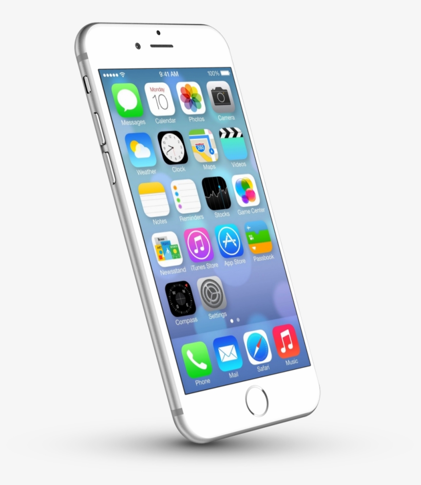 Apple Iphone 6s Plus Silver, transparent png #9705572