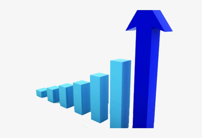 Business Growth Chart Png Transparent Images - Rising Number, transparent png #9705741