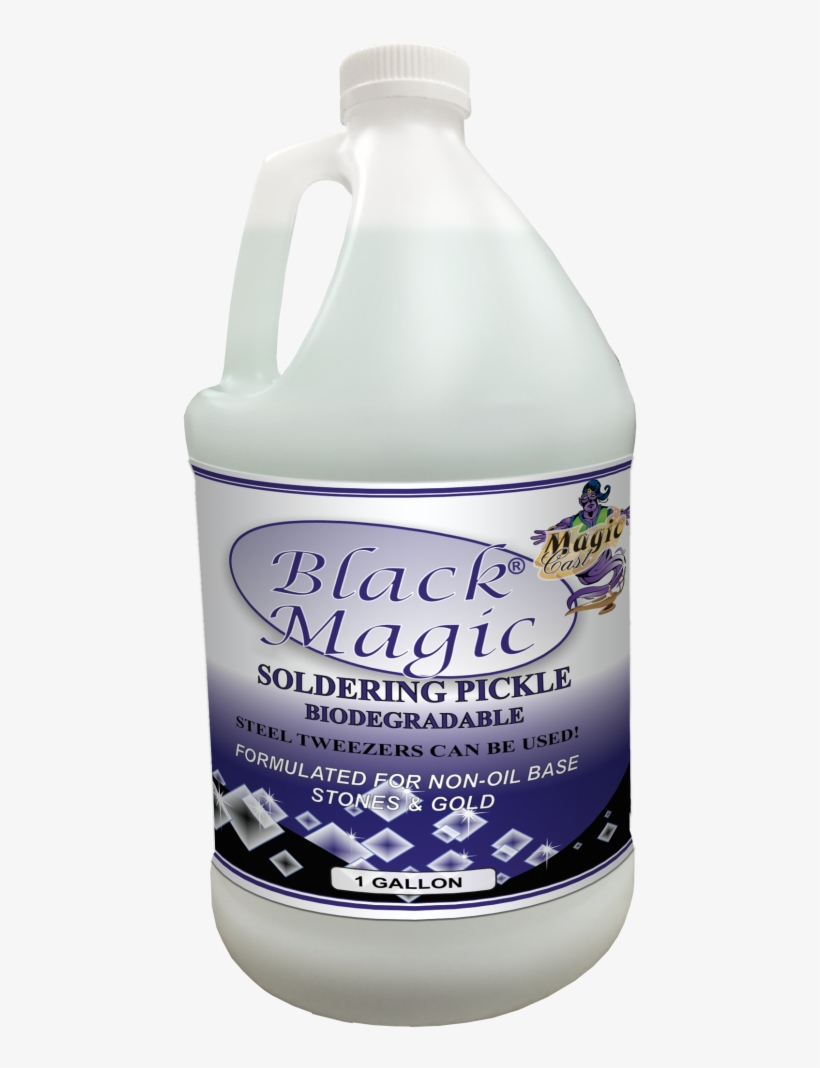 Black Magic Soldering Pickle - Bottle, transparent png #9706588