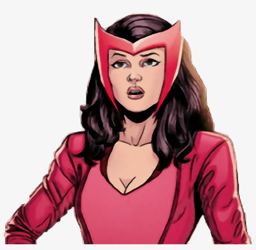 #mcu #marvel #wandamaximoff #scarletwitch #comic #freetoedit - Scarlet Witch Comic Edit, transparent png #9707340