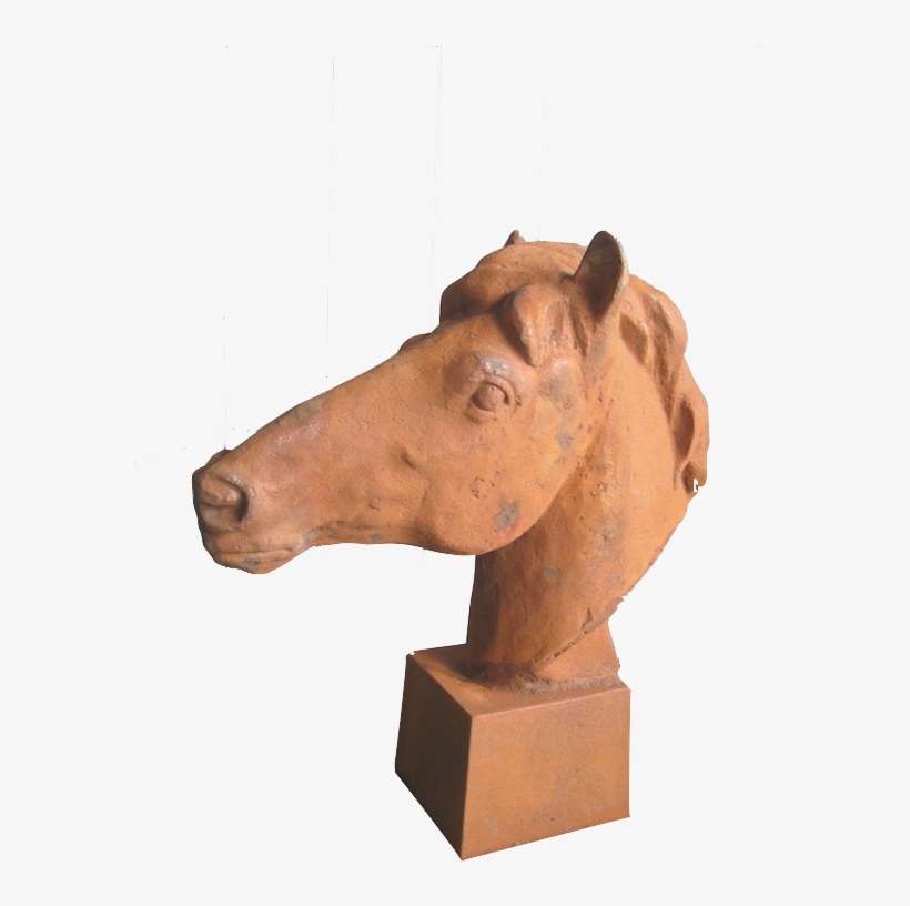 G028 Cast Iron Horse Head1 G028 Cast Iron Horse Head - Bronze Sculpture, transparent png #9707438