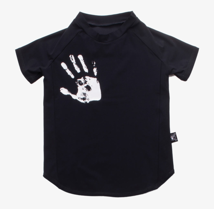 Nununu Rash Guard Hand Print - Active Shirt, transparent png #9707917