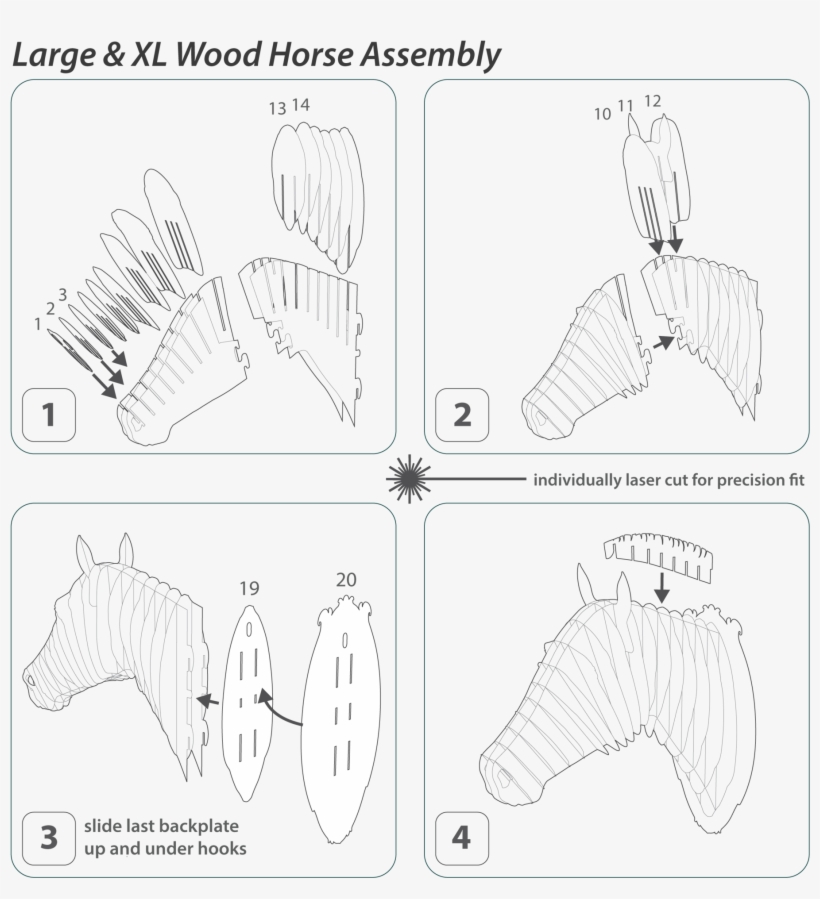 Pippin The Bamboo Horse Head Instructions - Sketch, transparent png #9707923