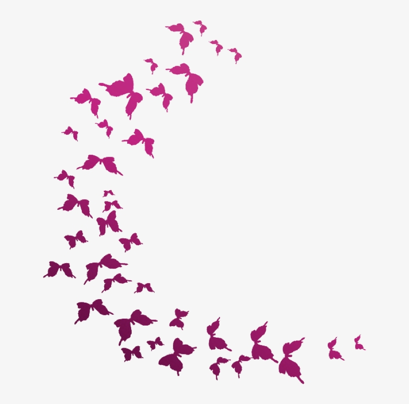 Mariposas Volando Png - Lluvia De Mariposas Png, transparent png #9709490