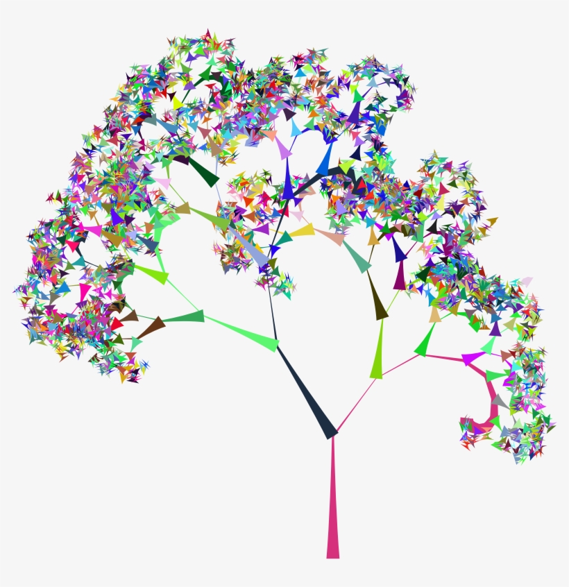 Geometric Tree - Diagram, transparent png #9709685