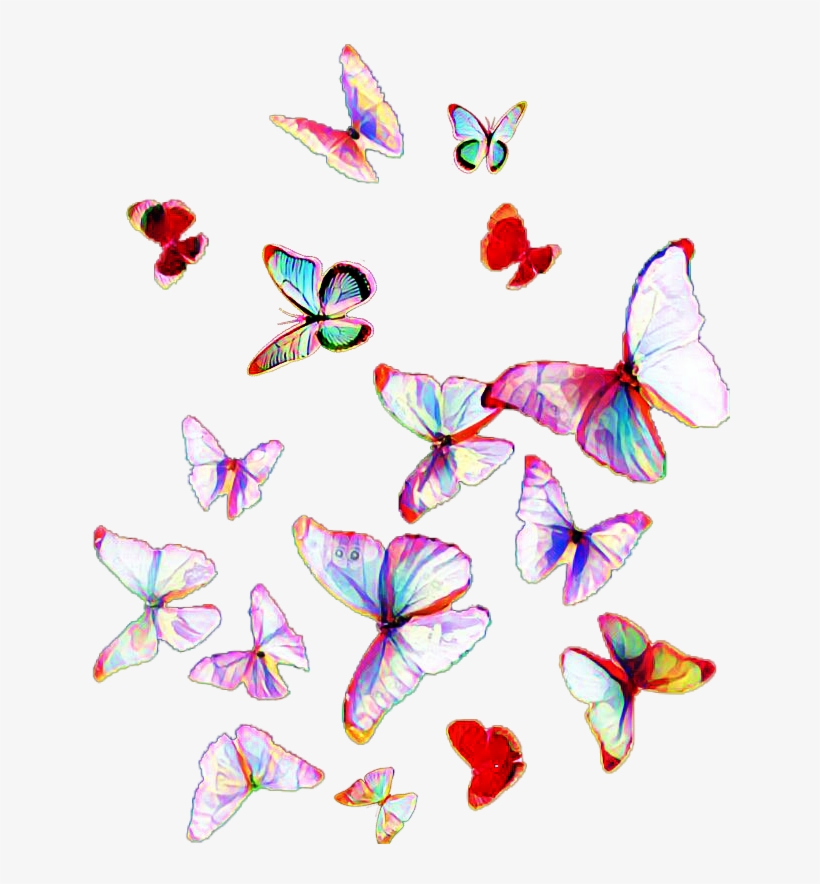 Butterflies Mariposas Colorful Png Mariposas Png Colorful - 11 Days Left Of School, transparent png #9710264
