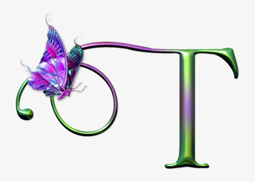 Alfabeto De Mariposas - Letter, transparent png #9710505