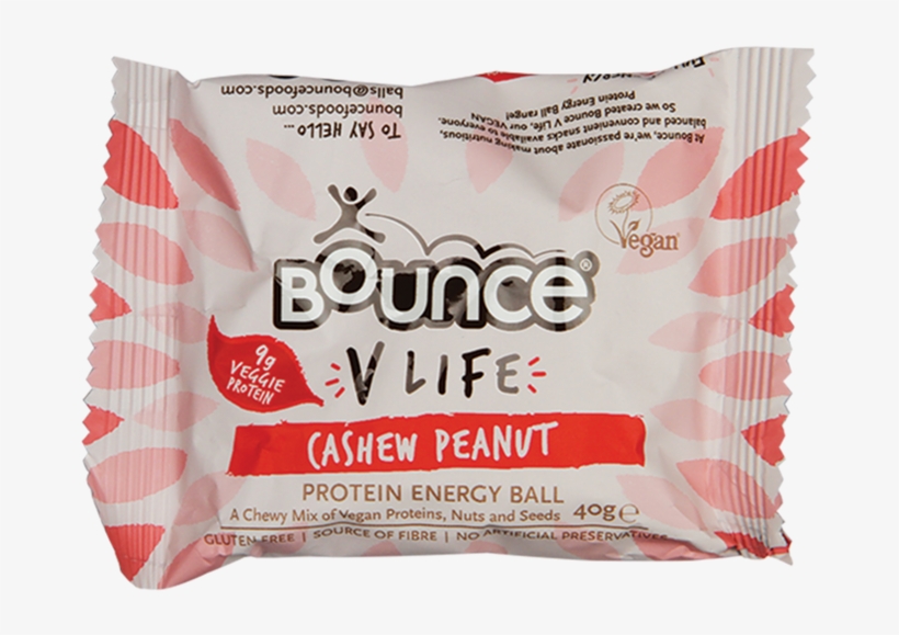 Bounce V Life Cashew Peanut Protein Energy Ball - Cashew, transparent png #9711020