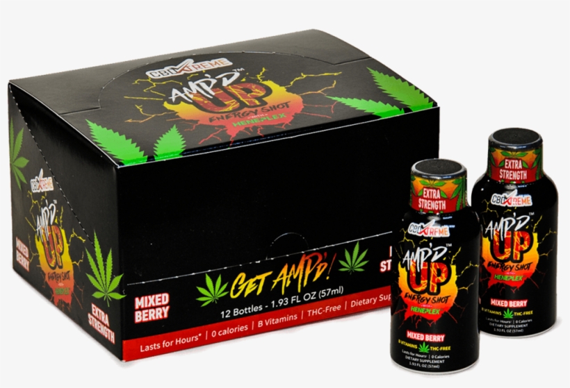 Amp'd Up™ Energy Shot- 12pk - Energy Shot, transparent png #9711049