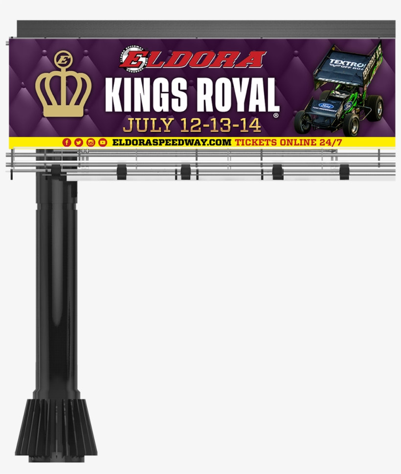 Eldora Kings Royal Billboard - Billboard, transparent png #9711868
