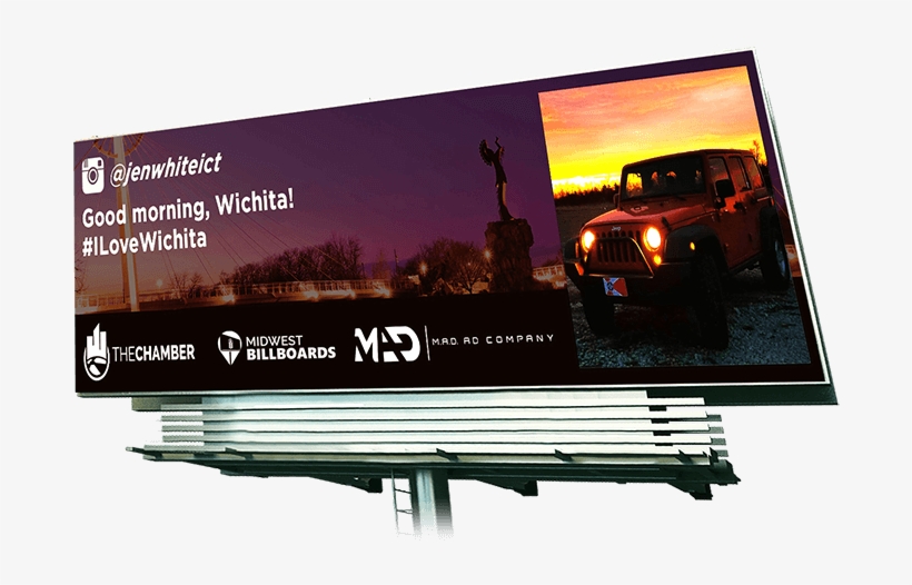 I Love Wichita Billboard - Billboard, transparent png #9711954