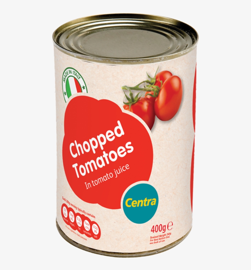 Chopped Tinned Tomatoes 400g - 400g Tin Of Tomatoes, transparent png #9712049