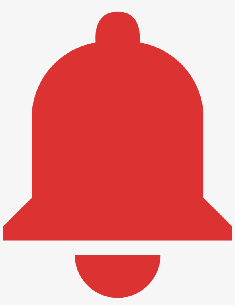 Oojs Ui Icon Bell-destructive - Bell Icon Blue Png, transparent png #9716337