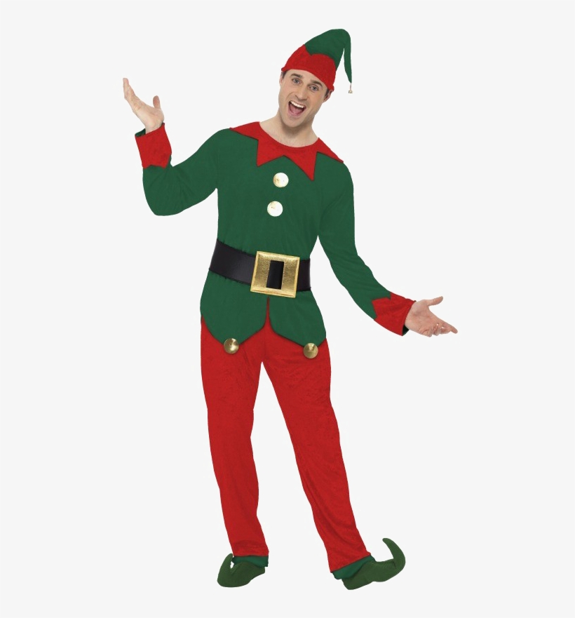 Christmas Elf Costume Male, transparent png #9716338