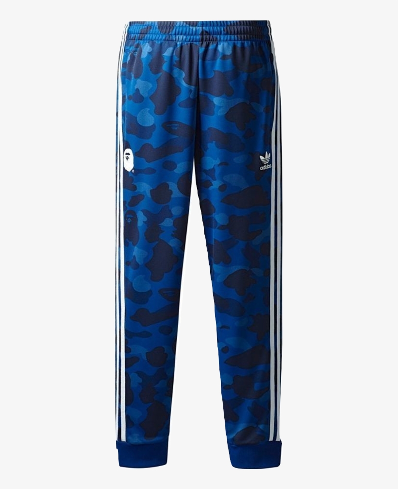 Bape X Adidas Track Pants, transparent png #9716519