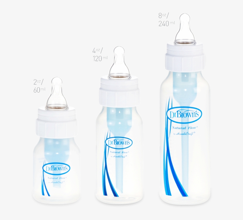 Photo Courtesy - Dr - Brown's - No Air Baby Bottle, transparent png #9717048