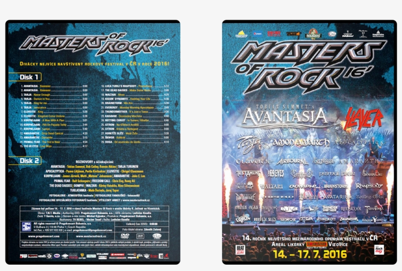 Double Dvd Masters Of Rock - Masters Of Rock 2010, transparent png #9717112