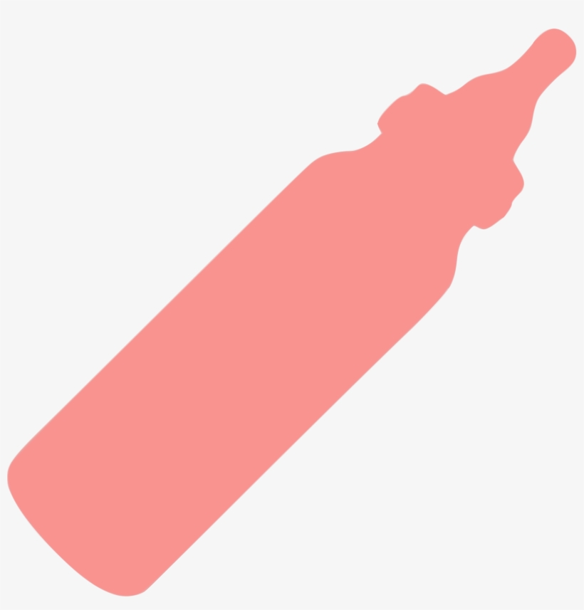 Bottle Clipart Silhouette - Baby Bottle Png Clipart, transparent png #9717115
