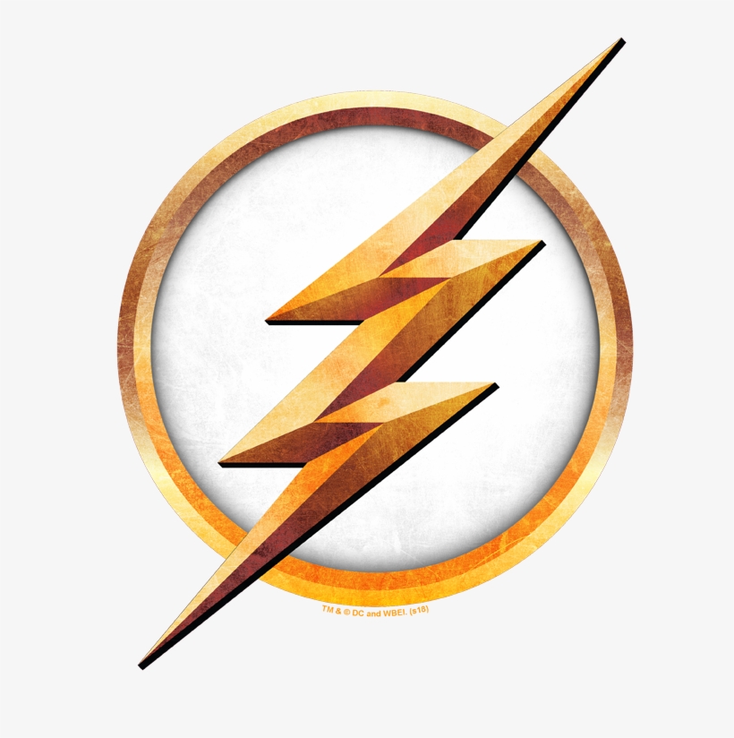 The Flash Season 4 Logo Men's Heather T-shirt - Flash, transparent png #9717358